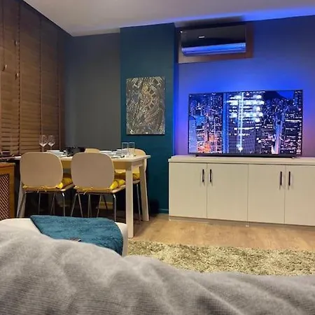 Downtown Dub.airconditioned 1+1 Comfort Deluxe&gym 아파트 *